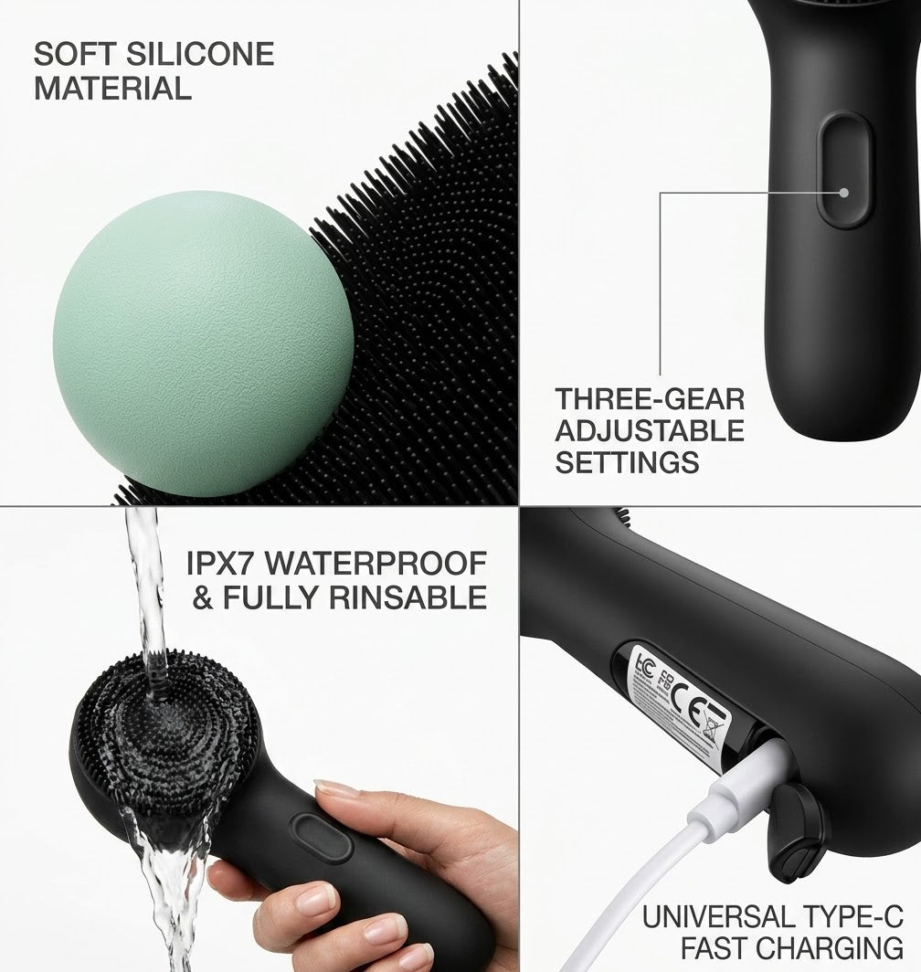 NANIÉ GlowLift™ 2-in-1 Facial Cleanser & Sculpting Massager