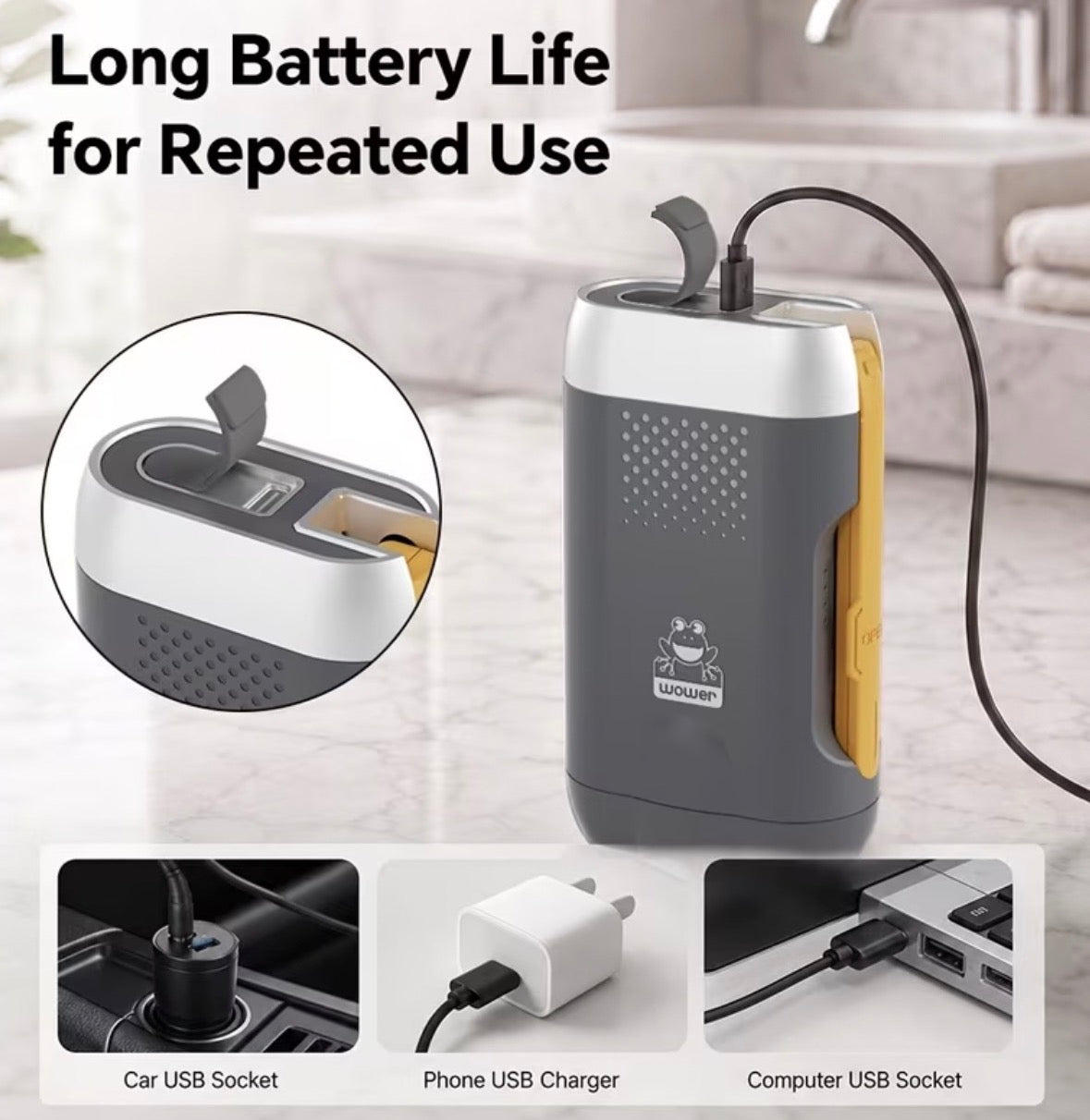 NANIÉ PureFlow™ Electric Portable Bidet